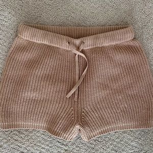 Cute Knit Shorts beige small